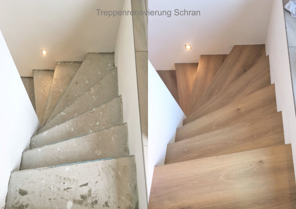 Stufenbelegung mit Laminatstufen in Hünfeld